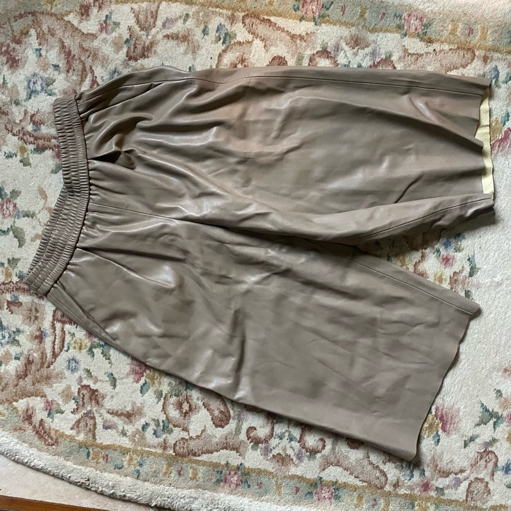 Zara gaucho pleather